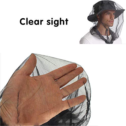 3-Piece Mosquito Head Net Set - Fine Mesh Bug Protection