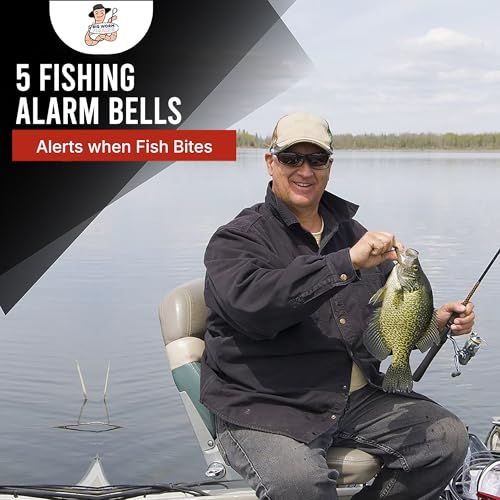 Fishing Bells for Rods - Durable Metal Alarm Clips