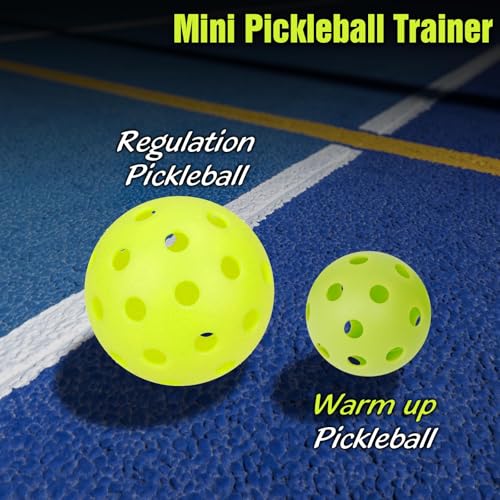 Mini Pickleball Training Balls - Green - Enhance Reaction Time & Coordination