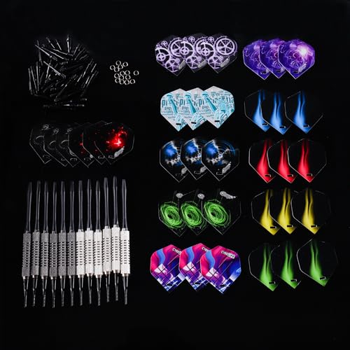 16g Soft Tip Darts Kit with Extra Flights for Beginners