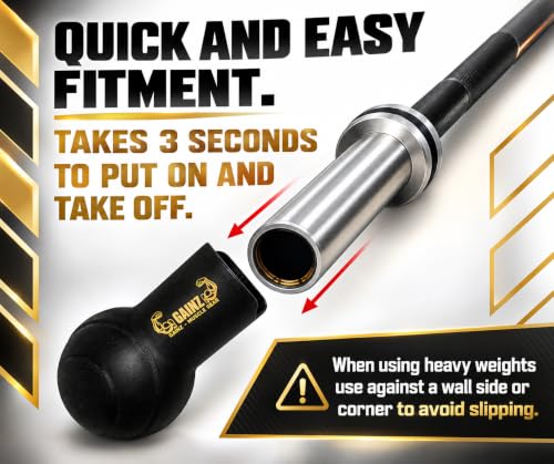Gainz Landmine Row Attachment - Swiveling T-Bar for Standard 2-Inch Barbells