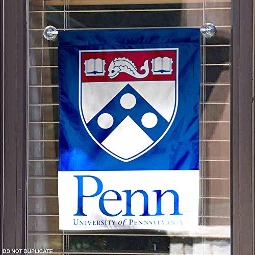 Penn Quakers Garden Flag - 13x18 Inch College Sports Flag for Yard & Entrance