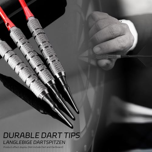2BA Thread Soft Tip Dart Points - 100 Pack Replacement Tips