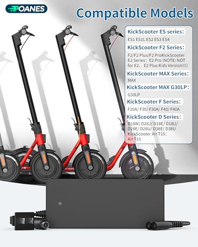 42V 1.7A Electric Scooter Charger for Segway Ninebot ES2 ES4 F2 E2 Pro