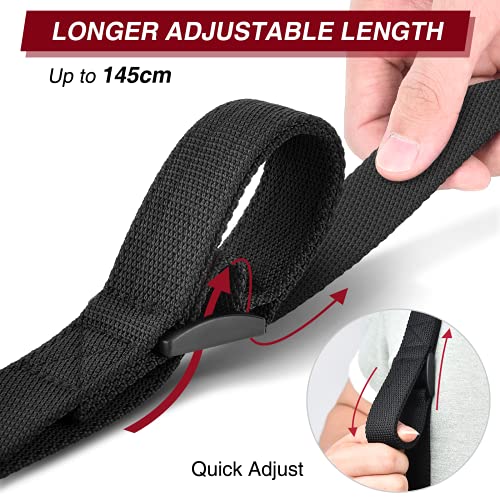 Rifle Sling with Quick Adjust Loop - 1.25" Wide - Black
