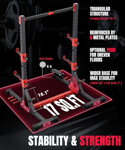 Adjustable Smith Machine & Squat Rack Combo - Basic Squat Rack