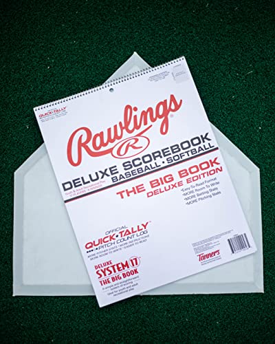 Deluxe System Baseball/Softball Scorebook - Extra-Large 11"x14"