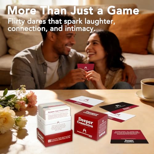 Couples Card Game - 120 Romantic Dares with 3 Heat Levels