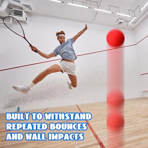 Bulk Rubber Racquetballs - 30 Multicolor Training Balls