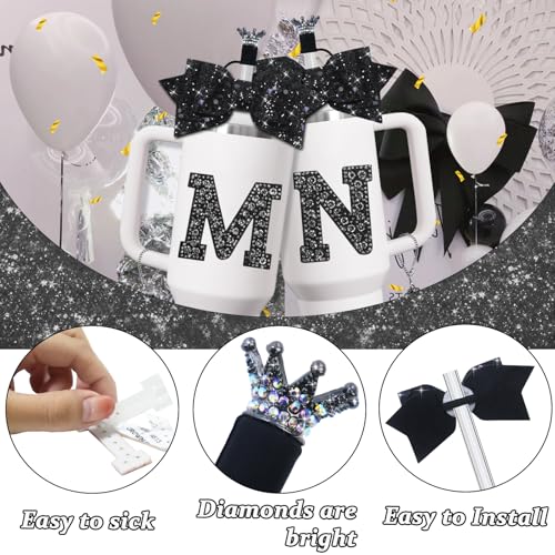Water Bottle Accessories Set for Stanley Cup - Black Diamond M