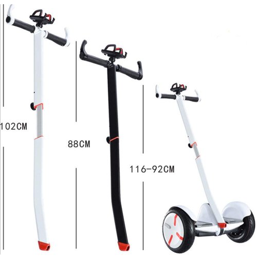 ToLanbbt Scooter Handle Adjustable Handlebar for Segway Ninebot Mini PRO with Phone Mount, Release Knee Pressure Hand Lever Control (Black)