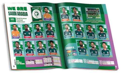 Panini FIFA World Cup 2026 Sticker Album – Multi-Color Official Collection