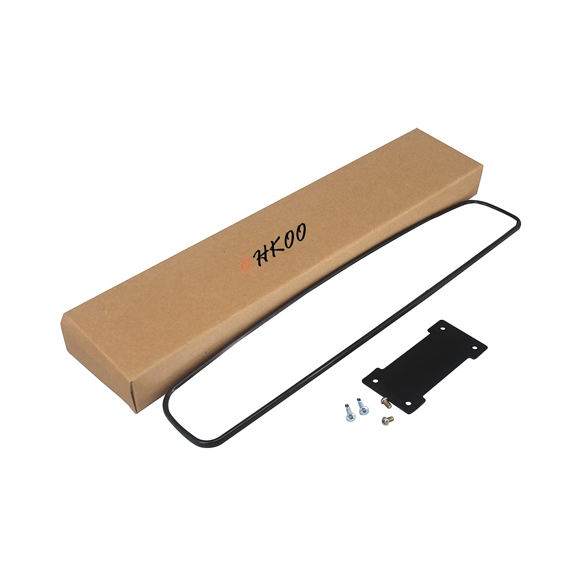 HKOO Extra Wide Convex Rear View Mirror for Golf Cart, 16.5" - Compatible with EZ Go, Club Car, Yamaha