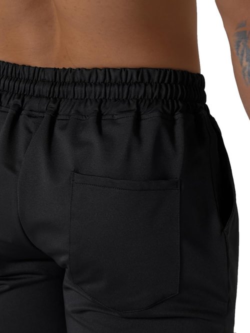 MGYIMOYUGYM Men's Slim fit Jogging Pants, Suitable for Running and Fitness Activities, Bottom Binding Sports Pants Size Black-M