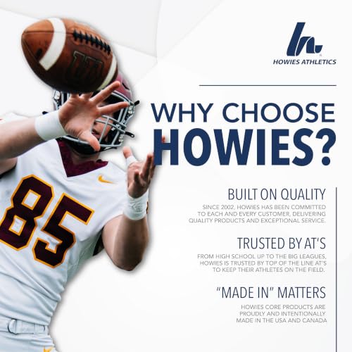 Howies Athletic Tape 1.5"x15yd White - 8 Pack Pro-Grade Sports & Medical Wrap