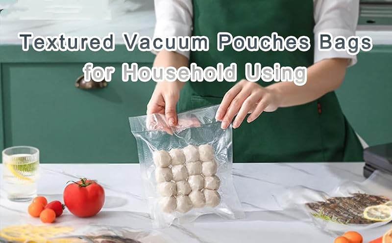 100 Pack Small Vacuum Sealer Bags - 2.7x3.9 Inch (Usable 2.4x3.3 Inch)