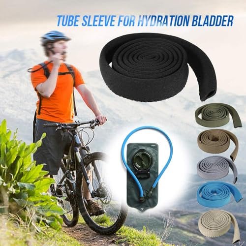 Hydration Pack Tube Cover - Insulated Sleeve, 92cm - Black