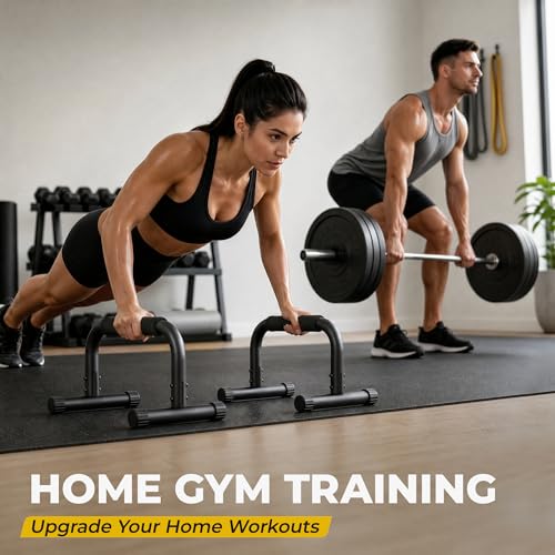 Adjustable Push Up Bars - Heavy Duty 880 LBS Capacity, Foam Handles