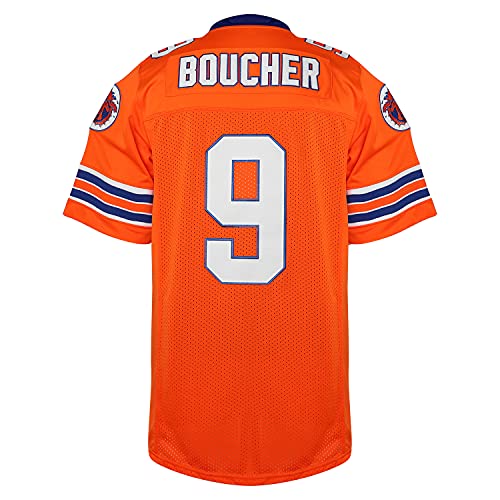 Bobby Boucher #9 The Waterboy Football Jersey - X-Large Orange