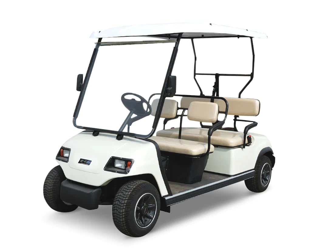 Golf Cart Cover 4 Passenger,Waterproof Outdoor 2+2 Golf Cart Covers Extended Roof,Universal Fits for Club Car Precedent EZGO Evolution Yamaha Kandi Onward Denago, UV-Resistant All Weather Protection