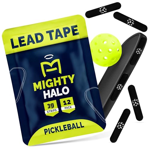 Pickleball Paddle Lead Tape - Pre-Cut 3g Strips, 12 Pack