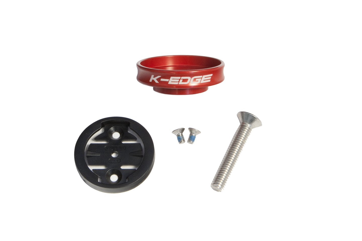 K-Edge | Gravity Top Cap Bicycle Computer Mount | Garmin | Black