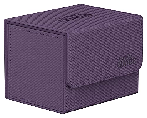 Ultimate Guard Sidewinder 100+ Deck Box for 100 Double-Sleeved TCG Cards Purple with Magnetic Closure