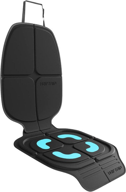 HEYTRIP Car Seat Protector - Waterproof & Non-Slip Design for 0-12 Years Old | Fits Most Car Seats (Black Blue)