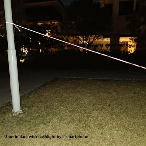 2mm Reflective Paracord Camping Rope - 65 Feet Orange