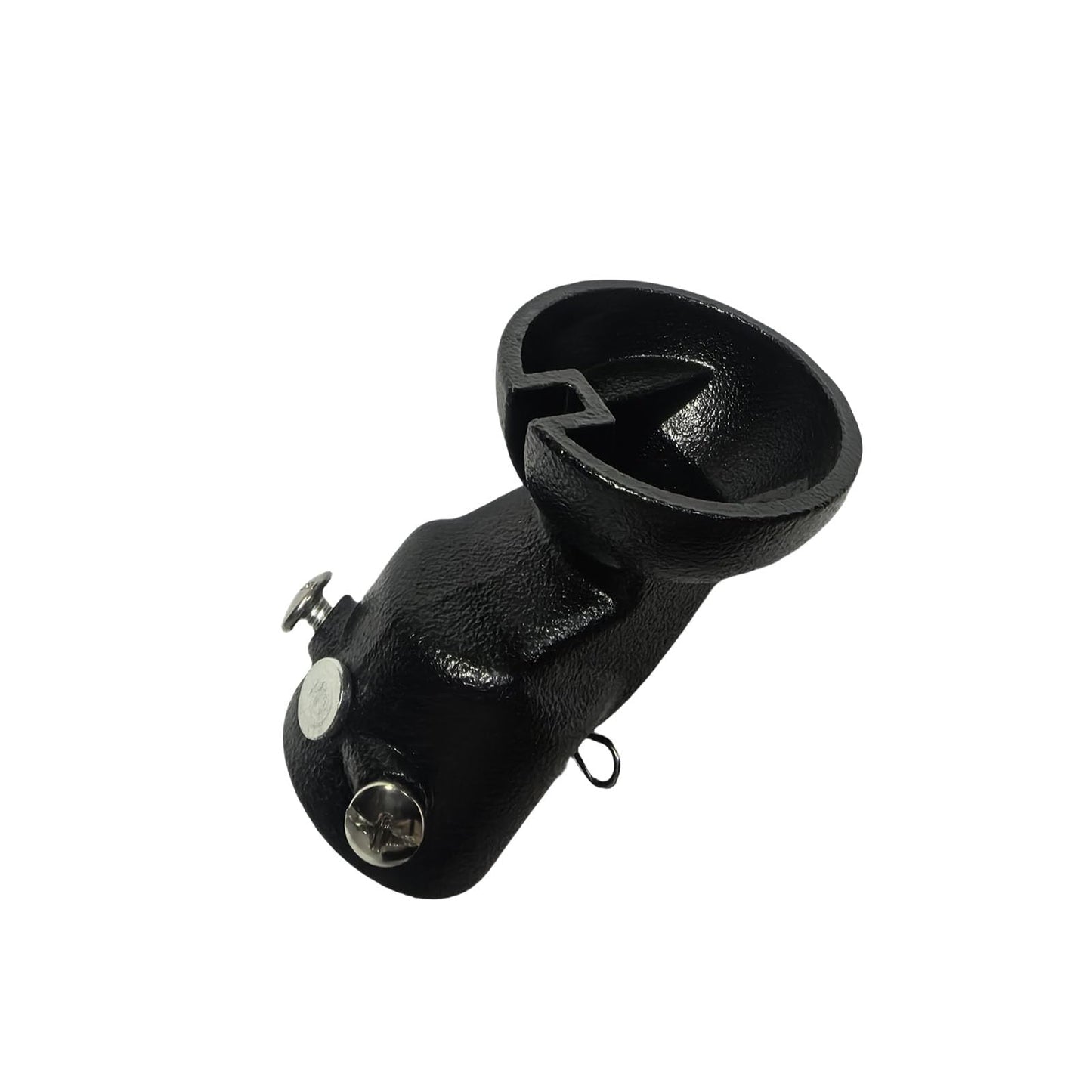 heimo Flat Sloped Ceiling Fan Adapter for Ceilings Up to 45° (Black)