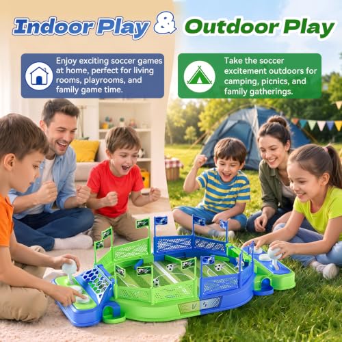Peaciar 21-Inch Mini Foosball Table for Kids, Tabletop Soccer Game for Children