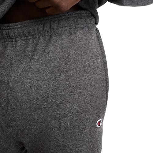 Men's Fleece Sweatpants with Cinched Bottom - Medium / Granite Heather