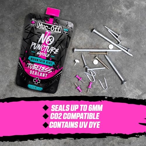 Tubeless Sealant - Muc Off No Puncture Hassle 80ml - Seals Holes Up to 6mm