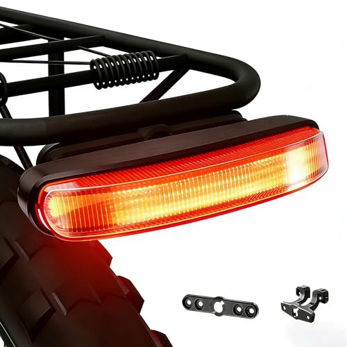 Bright and Powerful Rechargeable Bike Tail Light 220LM, 5 Modes, Waterproof, 260° Visibility