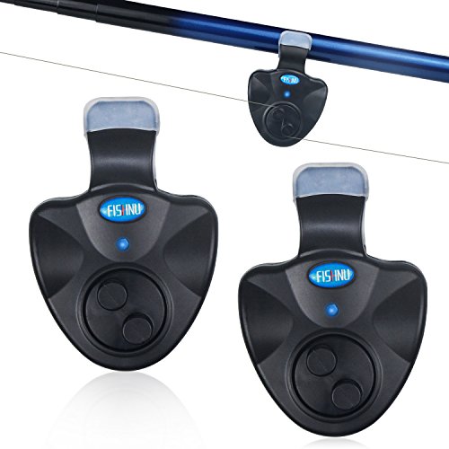 Fishing Bite Alarm with Sound & LED Indicator – Portable & All-Weather (Pack of 2)