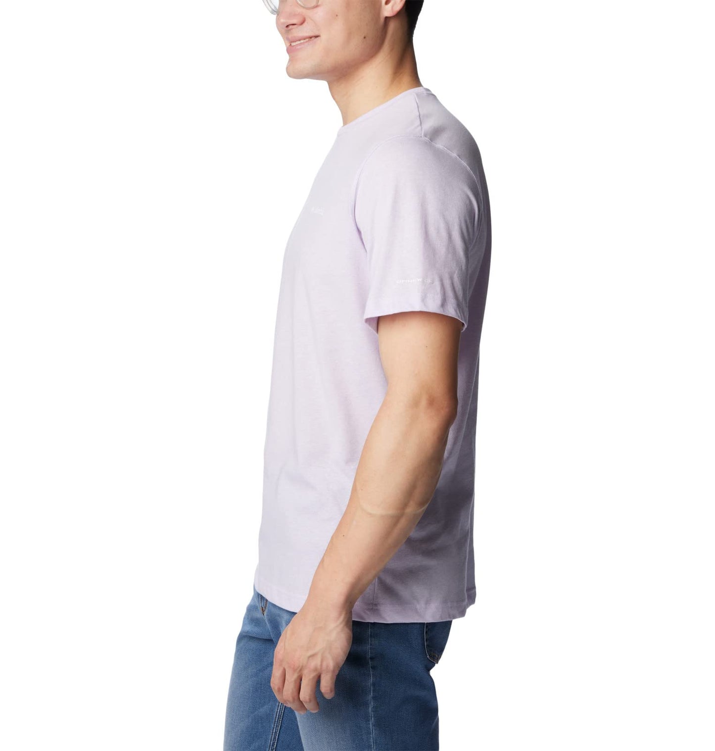 Columbia Men's Thistletown Hills Short Sleeve, Purple Tint Heather, 5X Big