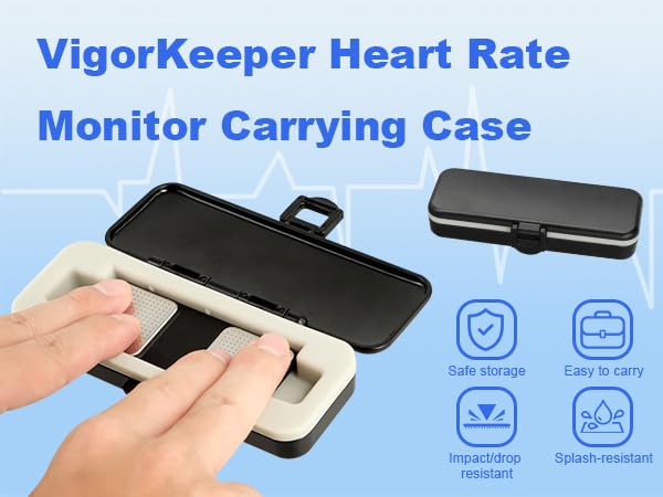 EKG Monitor Carrying Case - Black for KardiaMobile 1L