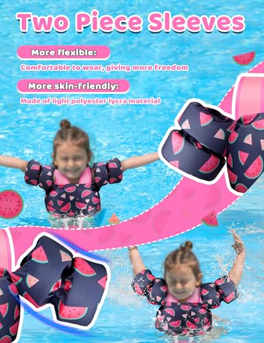Vvinca Puddle Jumper Toddlers Swim Vest 13-30 lbs Watermelon S 01-Watermelon