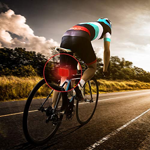 Bicycle Reflectors Set - 4 Pcs Red & White Front Rear Lights