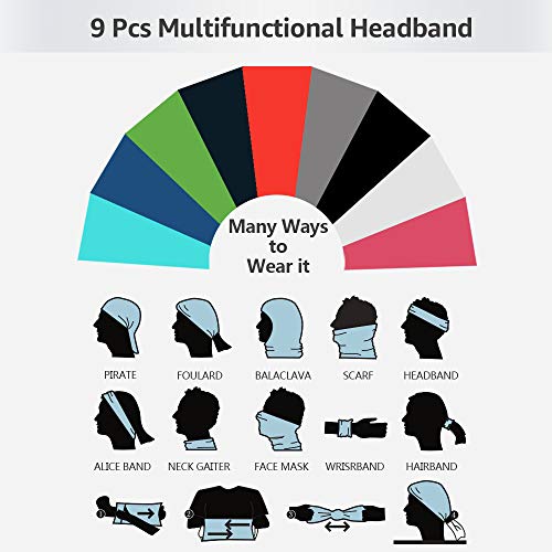 Neck Gaiter UV Face Mask - Summer Sun Protection, 9 Colors