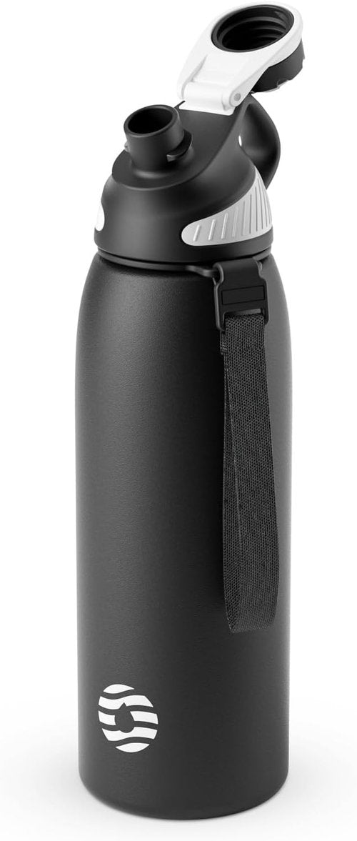 Fjbottle Insulated Stainless Steel Water Bottle - 32 Oz Leakproof & Lightweight Tumbler for Travel & Sports