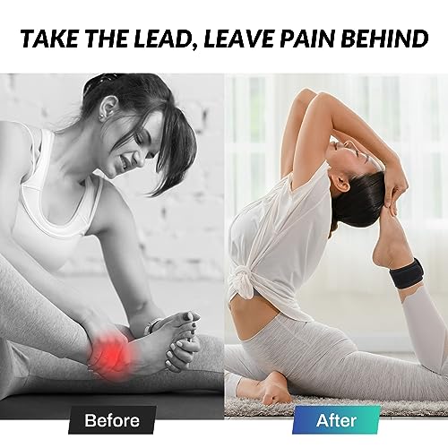 Dreyoo Magnetic Achilles Tendon Brace 2 Pack, Adjustable 5-12"