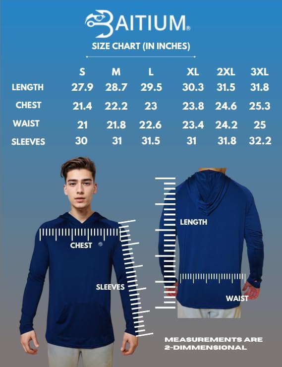Skiennix Men's Dry-Fit UPF 50+ Sun Shirt - Hooded Long Sleeve Fishing Shirt for Ultimate SPF Protection