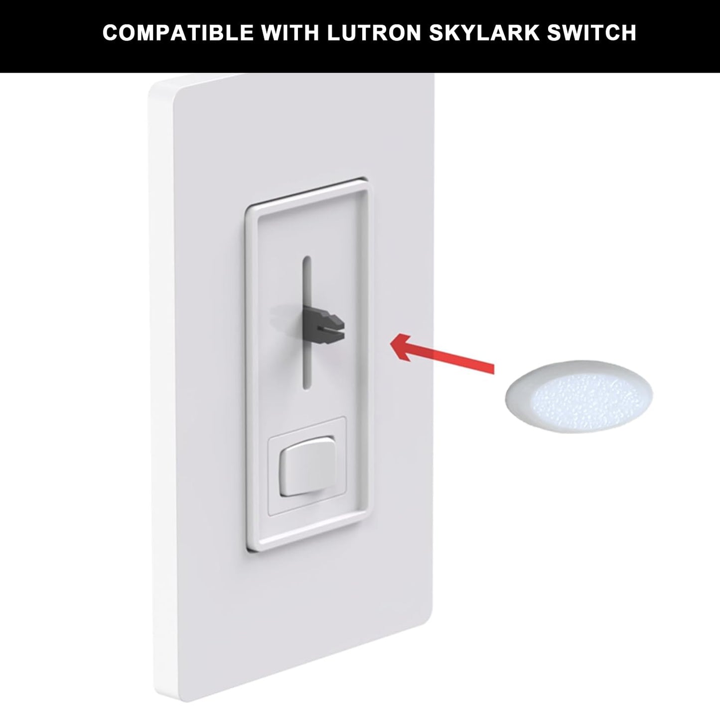 Sevomie 2PCS Replacement Dimmer Knob Compatible with Lutron Skylark Switch Controls