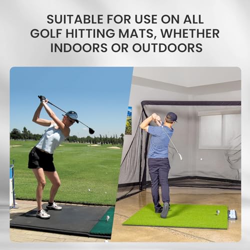 Golf Rubber Tees for Practice Mat - 3 Pack (1.5" White)