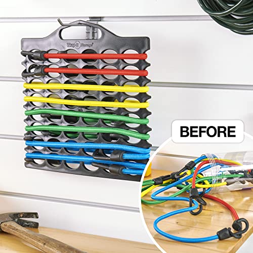 Bungee Buddy - Bungee Cord Holder (2-Pack) for Garage Organization