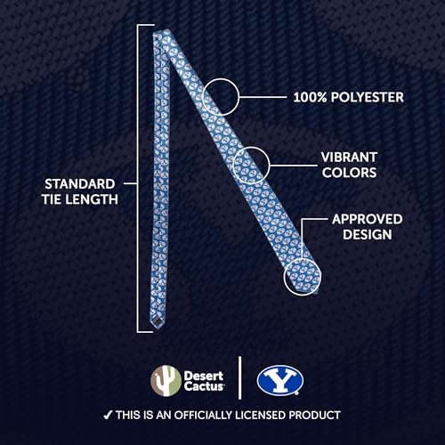 Brigham Young University Necktie - Officially Licensed BYU Tie