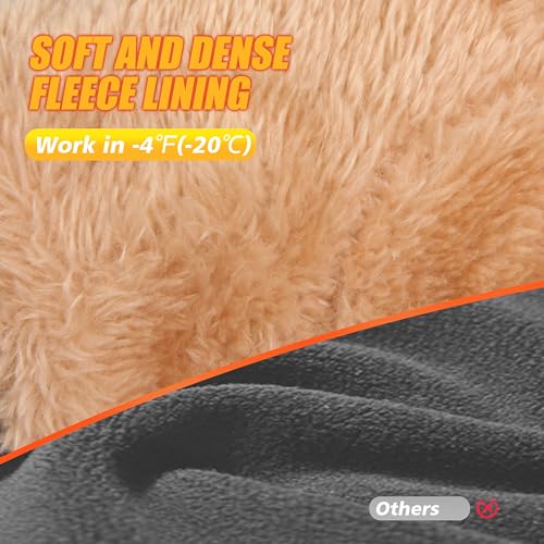 Waterproof Winter Ski Gloves for Men and Women - Warm & Windproof