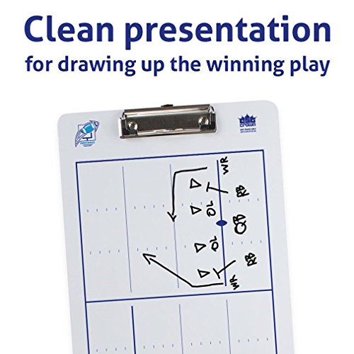 Dry Erase Coaching Clipboard for Football - 14" x 9"