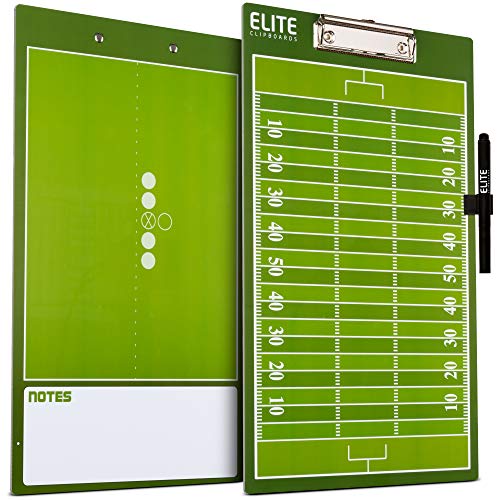 Football Dry Erase Coaches Clipboard - Full-Color Design